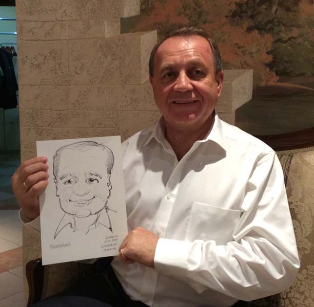 Шаржист на свадьбу Михаил Шабалин