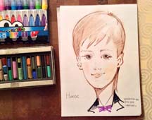 Шарж в Минске и Калининграде сына Никоса