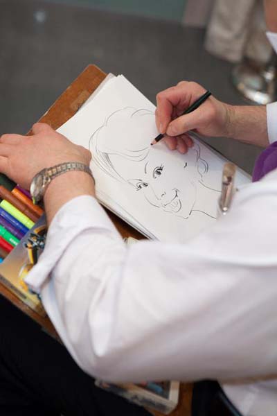 шаржист на свадьбу Минск Михаил Шабалин шарж по фото Калининград