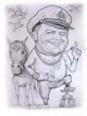 шарж с краном