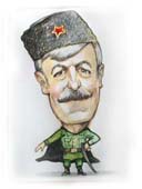 шарж по фото Чапаева