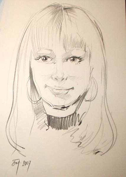 шаржист на свадьбу Минск Калининград Михаил Шабалин