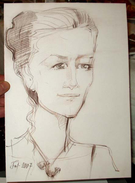 шаржист на свадьбу Минск Калининград Михаил Шабалин