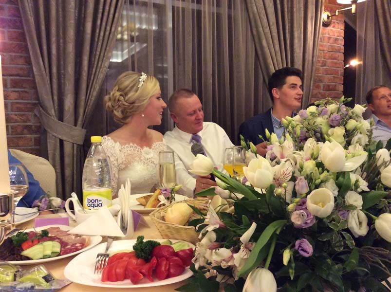 свадьба Оксаны и Славомира в Клубе Дрозды