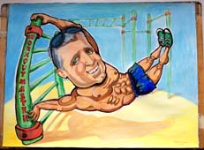 Рисунок мастера воркаута