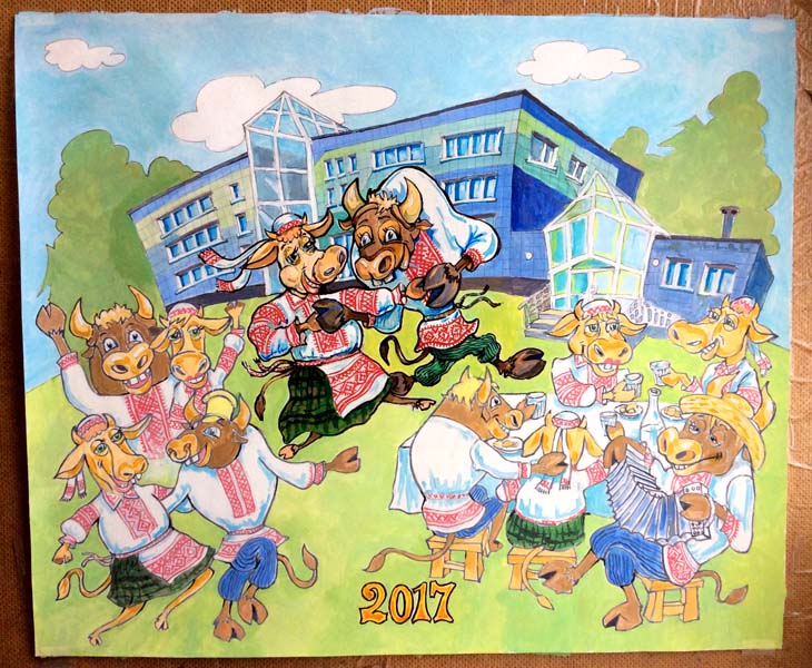 Коровы танцуют крыжачок