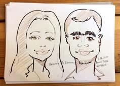 шарж девушки парня с густыми бровями