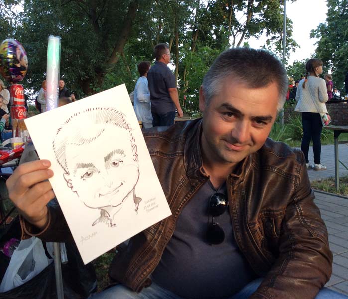 шаржист на свадьбу Минск Калининград шарж по фото